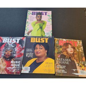 Bust Magazine 2020 Lot of 4 Stacey Abrams Issa Rae Big Freedia Natasha Lyonne